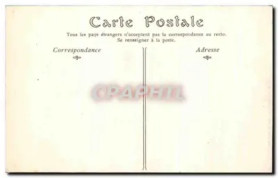 Paris - Inundações de 1910 — O Ponte do Alma — F.F. Paris — Verso