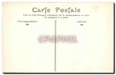 Tarjeta postal antigua París In Ndations La Senna sobre el Puente de los Santos Padres — Reverso