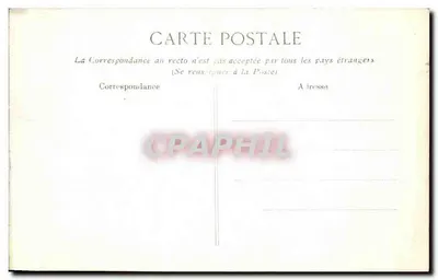 Overstroming van de rivier de Seine — Parijs - Rue de Lille — Uitgever E.D. — Achterkant