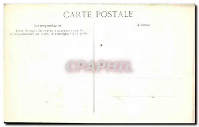Paris - O embarcadouro e a Cidade — A cheia do rio Sena — Editor E.P.D. — Verso