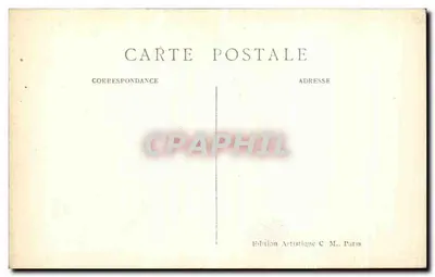 Vincennes - O Forte - Os Fossos e Porta de Saída para o Quartier d'Artillerie — Edição Artística C. M. — Verso