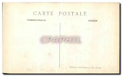 Vincennes — Portal Château, przez który przeszedł książę Enghien, gdy został przewieziony do fos, by zostać rozstrzelany — C. M. — Rewers