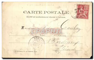 Vincennes — Donjon et Chapelle — F. Pouydebat, Paris — Verso