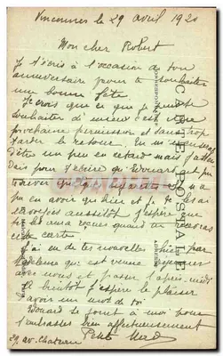 Vincennes — Wewnętrzna część Fortu, Kaplica i Wysoka Bramka — E.M. n°4502 — Rewers