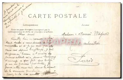 Vincennes — Krypta Zamku i dzielnica artylerii — E.L.D. n° 41 — Rewers