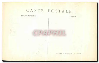 Vincennes — Wewnętrzna strona Porty Komunikacyjnej w Fortu — C. M. — Rewers