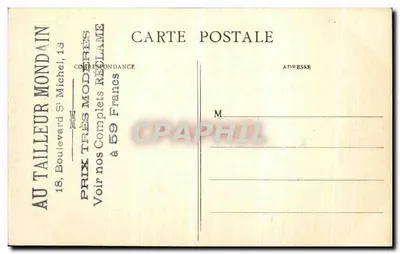 A Cheia do Sena (Janeiro-Fevereiro 1910) — A estação Saint-Lazare e a Place de Rome — J. H. n° 202 — Verso