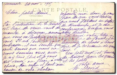 Crue de la Seine — Paris, Rue de l'Université — Éditeur E.D.P. — Verso