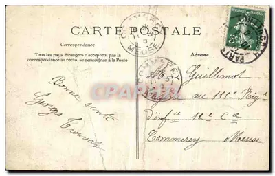 Crue de la Seine — Passage de la Visitation à Grenelle — éditeur anonyme, n° de série non visible — Verso