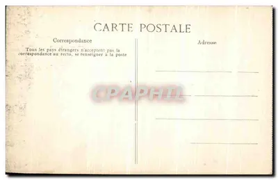 Cheia do rio Sena — Paris, Estação Saint-Lazare vista da Rue de Rome — Janeiro 1910 — Editora: Graphphil, n° 244 — Verso