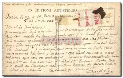 Paris - Parque das Buttes-Chaumont - O Rocher e o Turret - A. L. — Verso