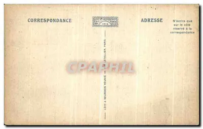 Het Parc Montsouris — Een Laan en het Meer — LL. — n° 2119 — Achterkant