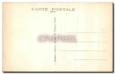 Paris - Igreja da Madeleine — Cópia do Partenon de Atenas, editor L. Boisson, n° 452 — Verso