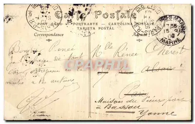Châlons-sur-Marne — Most nad kanałem — ND Fot. — Rewers