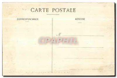 Stara pocztówka Chalons-sur-Marne Plac Republiki — Rewers