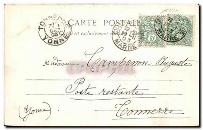 La Marne & Le Barrage — Jaulous-sur-Marne — wydawca nieznany — Rewers