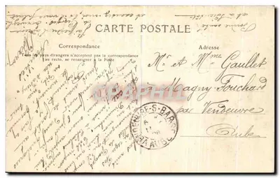Chalons-sur-Marne — Most nad Kanałem bocznym — wydawca nieznany, nr serii 92 — Rewers