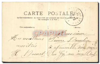 Chalons-sur-Marne — Monument Carnot, beeld van achter — uitgever TODES, n° 80 — Achterkant