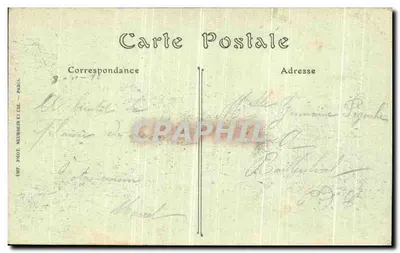 Chalons-sur-Marne — A Prefeitura, lado do Jardim — ND. Fot. — Verso