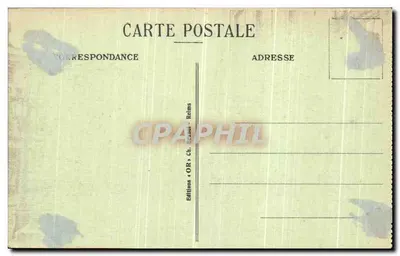 Chalons-sur-Marne — Hotel della Prefettura. I Giardini. — Edizioni OR, Ch. Granes - Reims, n°9 — Verso