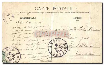 Châlons-sur-Marne — Um Canto do Jardim — L. Goëx, editor, Châlons-sur-Marne — Verso