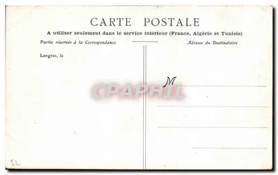 Langres — Jardin de Ville — A. Verssaire, fot.-wyd. — Rewers