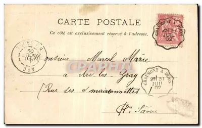 Hôtel de Ville — Langres — wydawca Paul Mongin, numer serii nie widoczny — Rewers