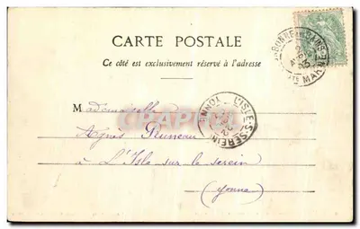 Bourbonne-les-Bains — Ruínas Galo-Romanas — Librairie Dufey - Fototipia A. Bergeret et Cie, Nancy — Verso