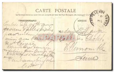 Saulges (Mayenne) — Jaskinia Rochefort — Wydawnictwo J. Malicot, fot. Sablé-sur-Sarthe — Rewers