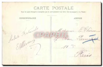 Mayenne - Panorama Rzecznej Prawej — E. Chonanet, Wydawca, nr 29 — Rewers