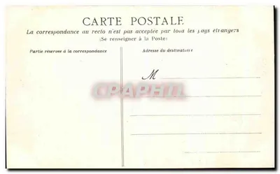 Château-Gaontier (Mayenne) — A Igreja de São João e o Jardim Inglês, vistos do Hospital — Edição J. Malicot, fot. Sable-sur-Sarthe — Verso