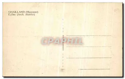 Chailland (Mayenne) — Kościół (Arch. Hawke) — Cim — Rewers