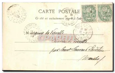Arredores de Mayenne — Guelaintain, estrada de Paris a Brest — Poirier frères, editores, Mayenne — Verso