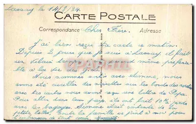 Castillo de Lassay — Lado Sur siglos XI y XVI — editor no identificado, n° 10 — Reverso