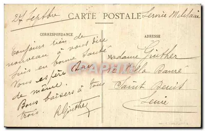 Laval (Mayenne) — Most Nowy i Zamek — J. Sorel, wydawca, Rennes — Rewers