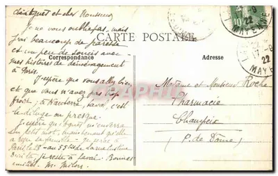 Laval-Avesnières (Mayenne) — Le Absidi della Basilica — Editore: L. Lefebvre, Laval — Verso