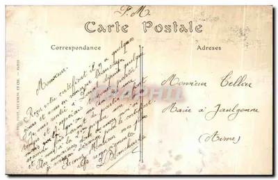 La Vallée (Mayenne) — Ponts sur la Mayenne — J. Sorel, édit. Rennes — Verso