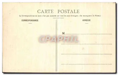 La Vallée - Grande Rue — widok z wieżą średniowieczną i księgarnią — Hamel-Jallier et Cie — Rewers