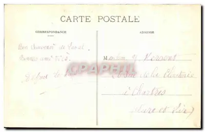 Laval — El Palacio y el viejo Castillo — N.G. Laval, n°2 — Reverso