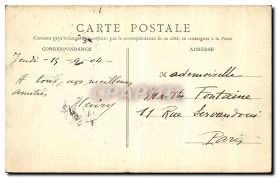 Laval — Ogólny widok, wykonany z Mostu Nowego — Kolekcja J. Landais w Laval — Rewers