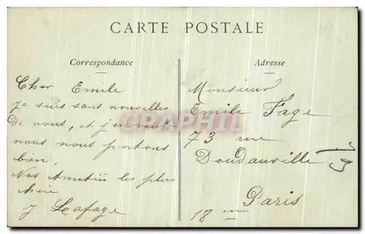 Laval — Interior da Igreja de Avesnières — Coleções ND 94 — Verso