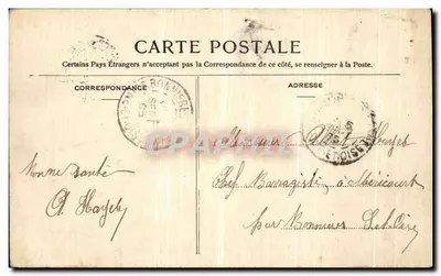 NANCY — Triomfboog, uitzicht genomen vanaf de Carrière plein — La Lorraine illustrée, n° 91 — Achterkant