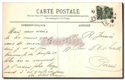 NANCY — Place Stanislas w kierunku Teatru — LL. n°9 — Rewers