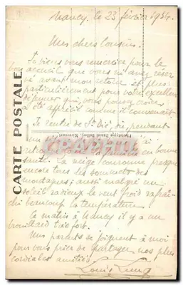 NANCY — La Pépinière - La Roseraie — D. D. — Rewers