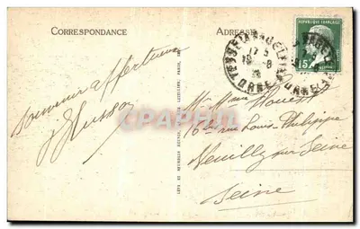 Bagnolles-de-l'Orne — A Avenida do Dante — LL — Verso