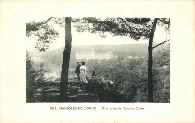 Bagnolles-de-l'Orne — Widok z Roc-au-Chien — E. Roussel, Argentan, n° 1011