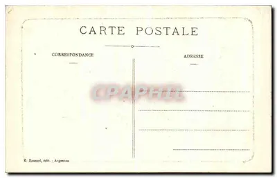 Bagnolles-de-l'Orne — Widok z Roc-au-Chien — E. Roussel, Argentan, n° 1011 — Rewers