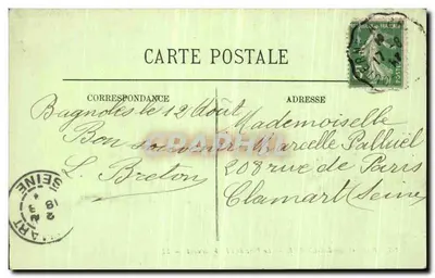 Bagnoles-de-l'Orne — Le Parc de l'Établissement — LL. — n°93 — Verso