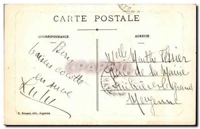 Bagnolles-de-l'Orne — Aleja Dante — E. Roussel, Argentan, nr 1009 — Rewers