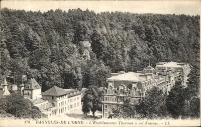 Bagnoles-de-l'Orne — Zdjęcie termalne z lotu ptaka — LL, nr 179
